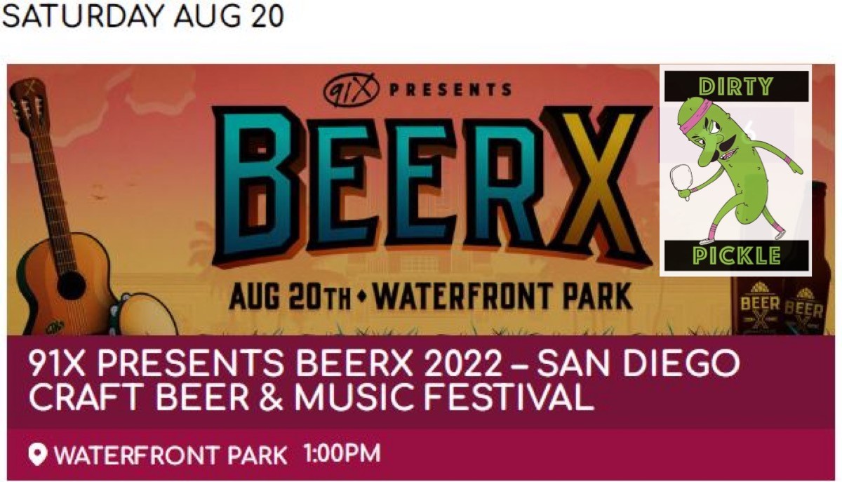 August 20th, 2022 BEER X-Craft Beer & Music Festival